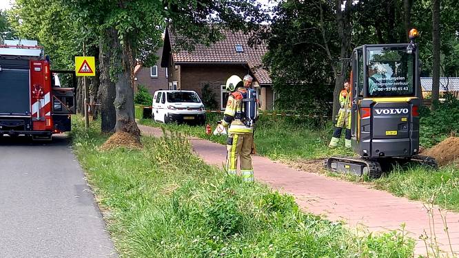 Fietser slaat alarm om gaslekkage langs fietspad bij Groesbeek 