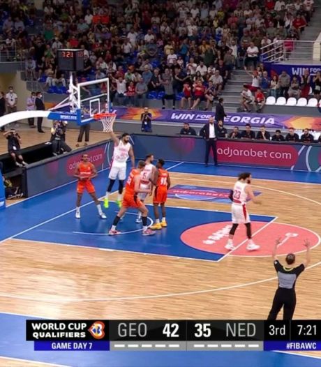 Basketballers bieden Georgië goed tegenstand, maar verliezen wel in WK-kwalificatie