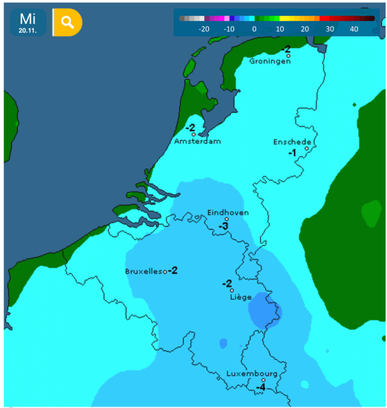 Woensdagochtend vriest het op meerdere plaatsen. Beeld wetteronline.de