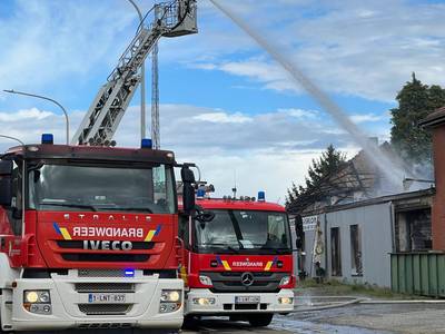 Major fire at dog grooming salon in Tienen: smoke plume visible from far away