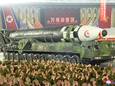 Vorige maand werd er nog een grote militaire parade gehouden in Pyongyang.