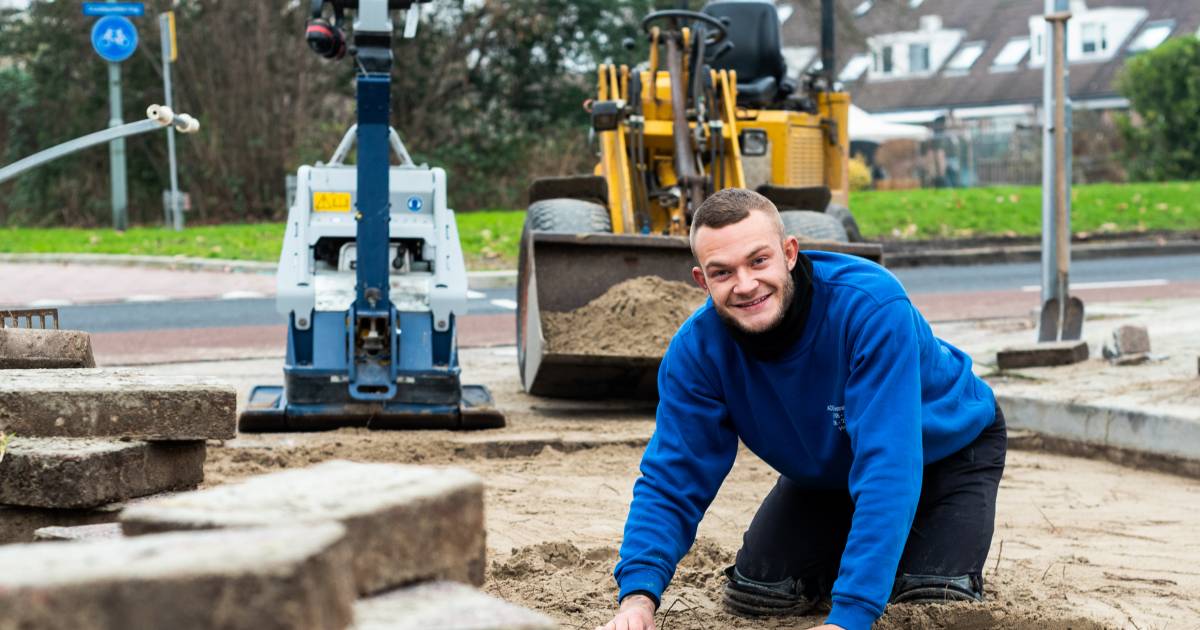 Het valt Kevin mee om in de kou te werken: ‘Als je een beetje bezig ...