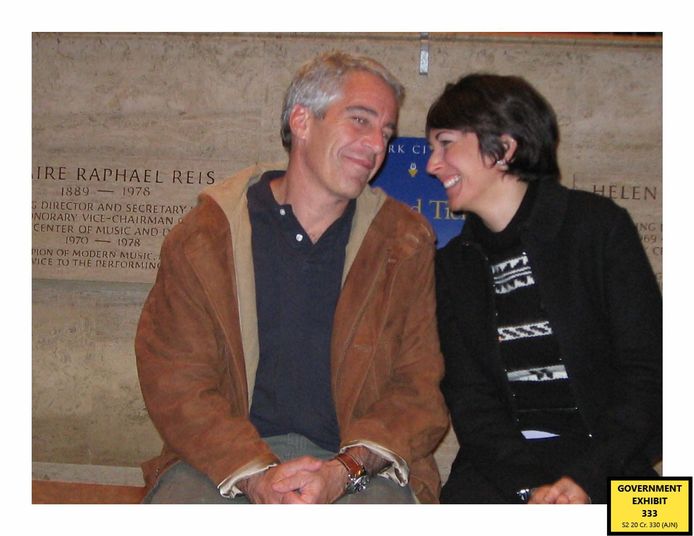 Jeffrey Epstein en Ghislaine Maxwell.