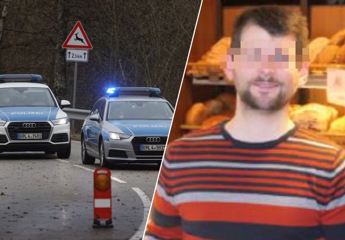 De politie heeft verdachte Andreas Johannes Schmitt (inzet) opgepakt, samen met nog een andere verdachte.