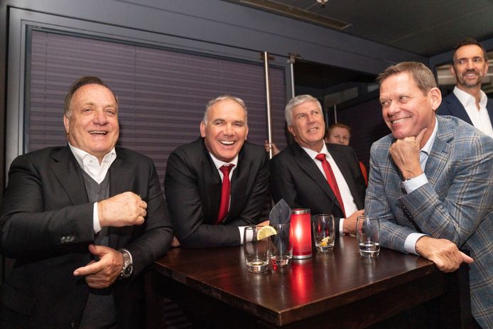 Dick Advocaat, Sjaak Troost, Cor Pot en Frank Arnesen.
