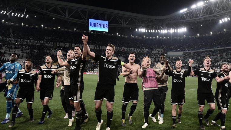 Ajax bereikte dinsdag de halve finale van de Champions League Beeld anp