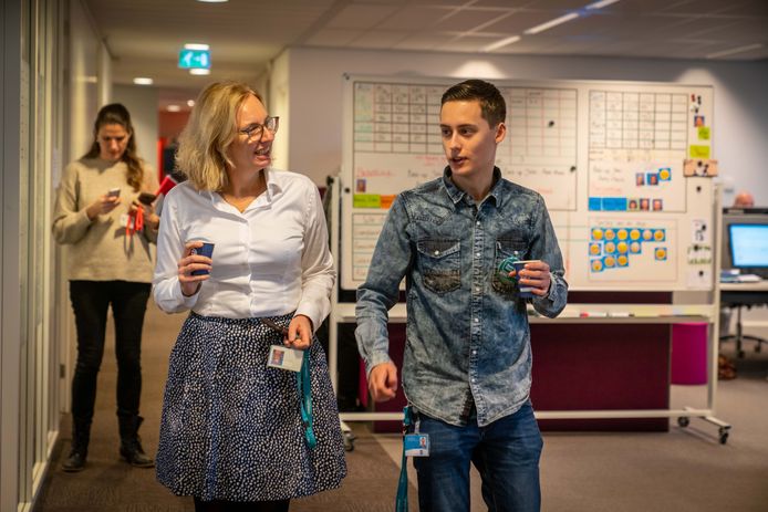 Anneke Blok van het Cito en Daan van het Maarten van Rossum.