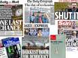 “Het donkerste uur voor de democratie” en “nog een allerlaatste kans”: Britse tabloids laten zich gaan