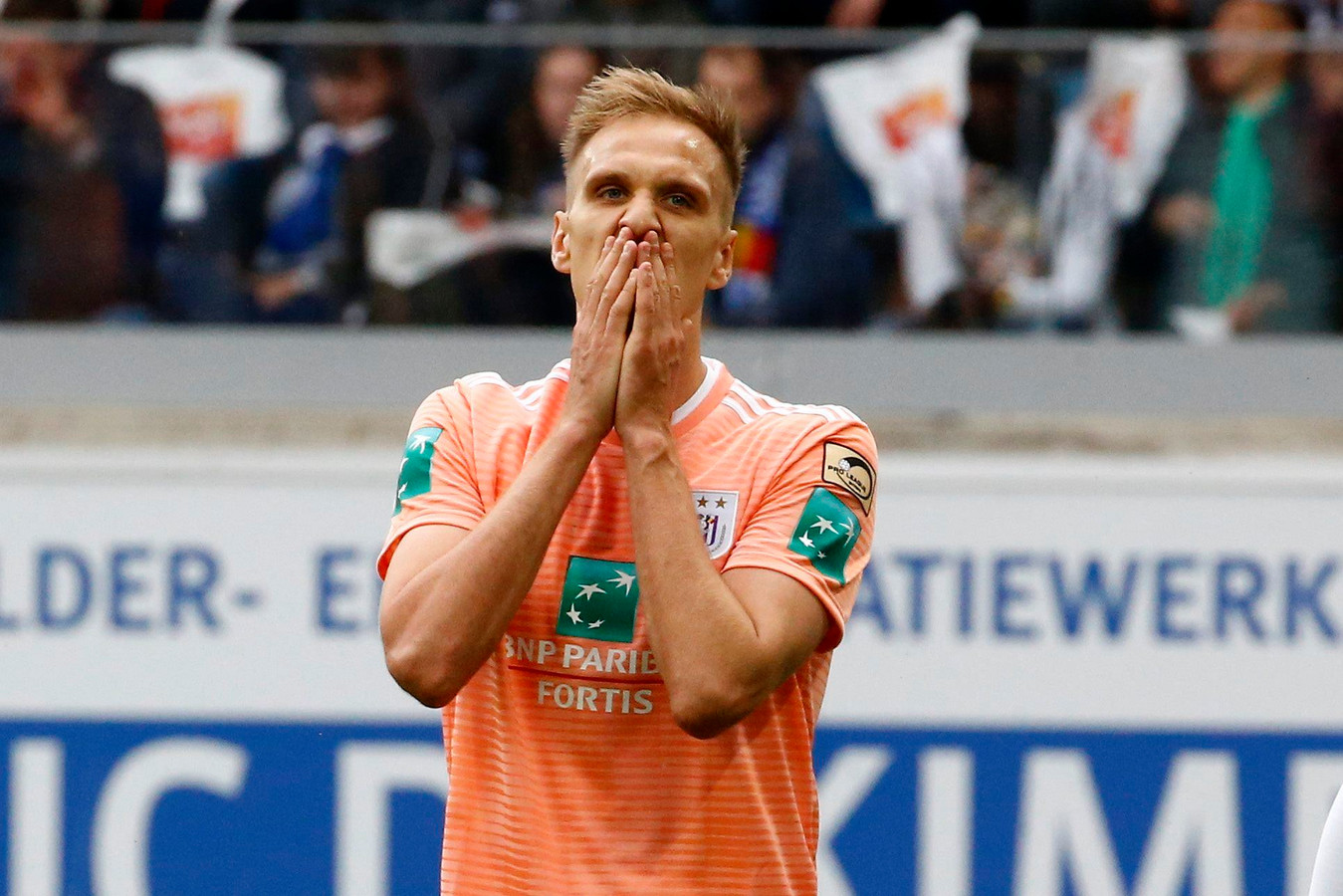 Lukasz Teodorczyk sous les couleurs d'Anderlecht
