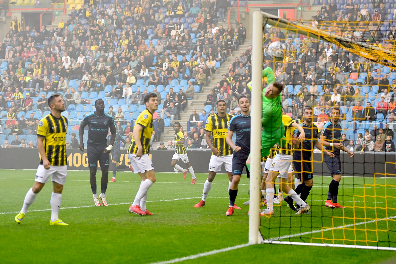 Het vroege hoogtepunt van de wedstrijd: de goal van Mats Seuntjens.