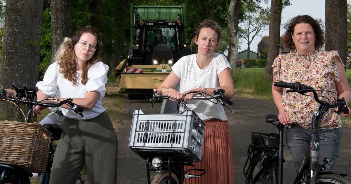 Bezorgde ouders uit Nieuw Heeten willen veiliger wegen voor hun fietsende kinderen: ‘Wachten op onge