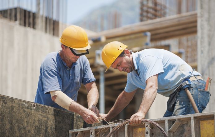 In de bouwsector kennen ze een stijging van 5,7 punten van het ondernemersvertrouwen.