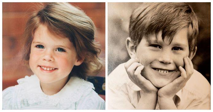 De kinderfoto's van prinses Eugenie en Jack Brooksbank