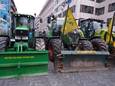 Boerenprotest in Brussel.