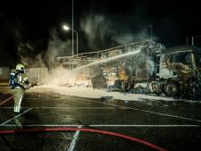 Visverkoopwagen brandt volledig uit op parkeerplaats Goirle
