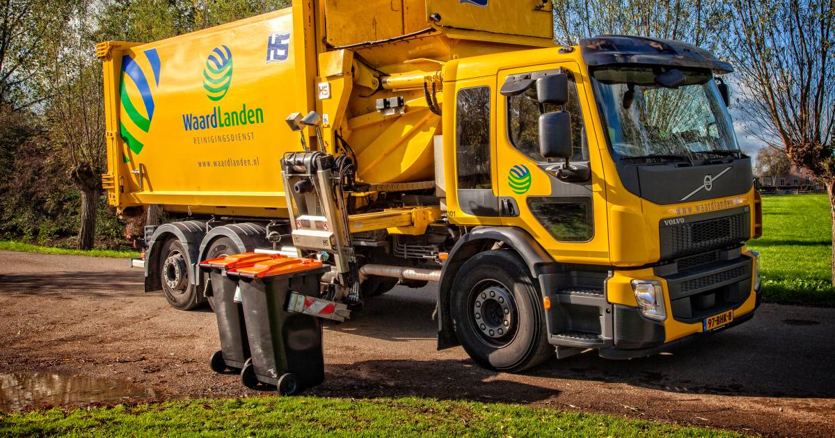 Waardlanden leegt papiercontainer in Nieuw-Lekkerland alleen nog op verzamelplek