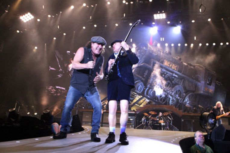 Vrijdag ontving AC/Dixi een brief van AC/DC met de eis de naam en het logo te veranderen. Op 13 maart speelde de Australische rocklegende in Ahoy'. Foto GPD?Greetsia Tent Beeld 