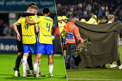 Nederlandse doelman Vaessen gereanimeerd op veld na botsing met Ajax-spits en bij kennis naar ziekenhuis gebracht