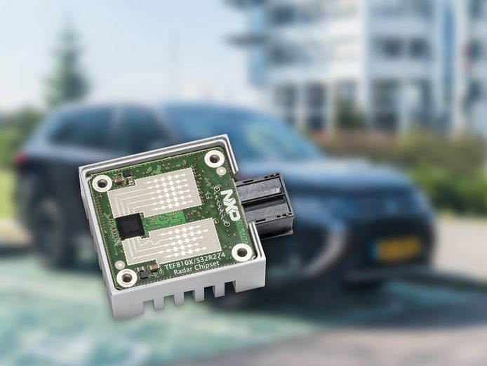 Een chip voor radars in de auto, van het Nederlandse NXP