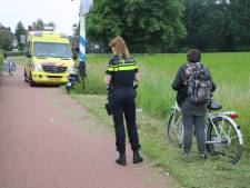 Scooterrijder raakt gewond bij botsing met fietser