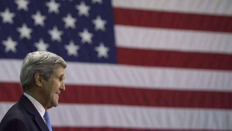 De Amerikaanse minister van Buitenlandse Zaken John Kerry. Beeld anp