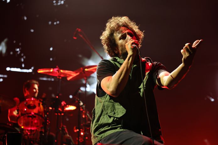 Zack de le Rocha of Rage Against the Machine.