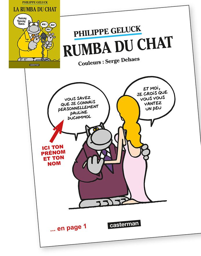 Vos Noms Et Photo Dans Le Prochain Tome Du Chat De Geluck Lire 7sur7 Be