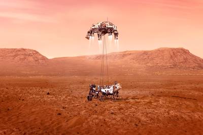Volg de landing van de Perseverance robotjeep op Mars bij HLN LIVE
