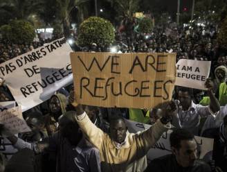 Afrikaanse migranten betogen voor het recht in Israël te blijven