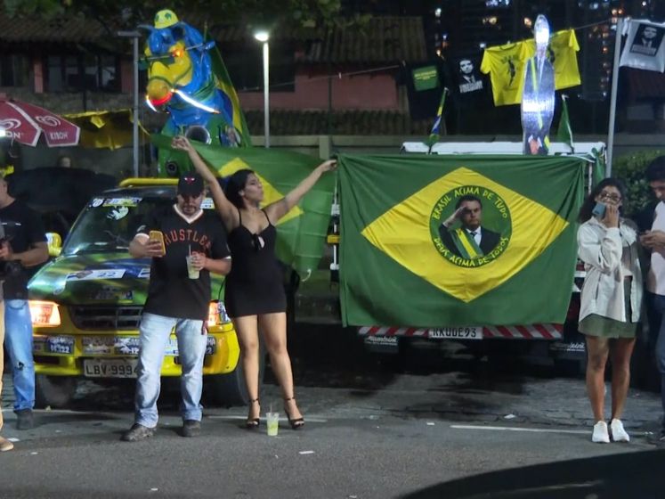 Braziliaanse straten stromen vol na presidentverkiezingen