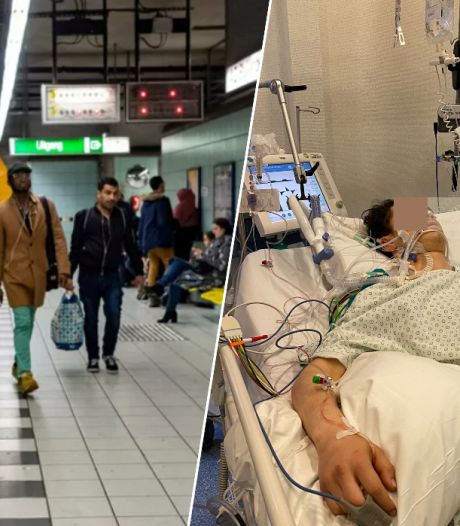 Jongeman (18) in coma na zeven messteken bij ruzie om zitplaats op tram: “Hij strompelde over het perron, met de handen op zijn bloedende buik”