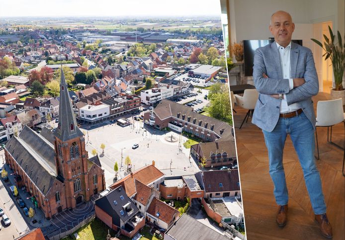 De markt van Meulebeke verandert ingrijpend / Burgemeester Dirk Verwilst in de trouwzaal van kasteel Ter Borcht