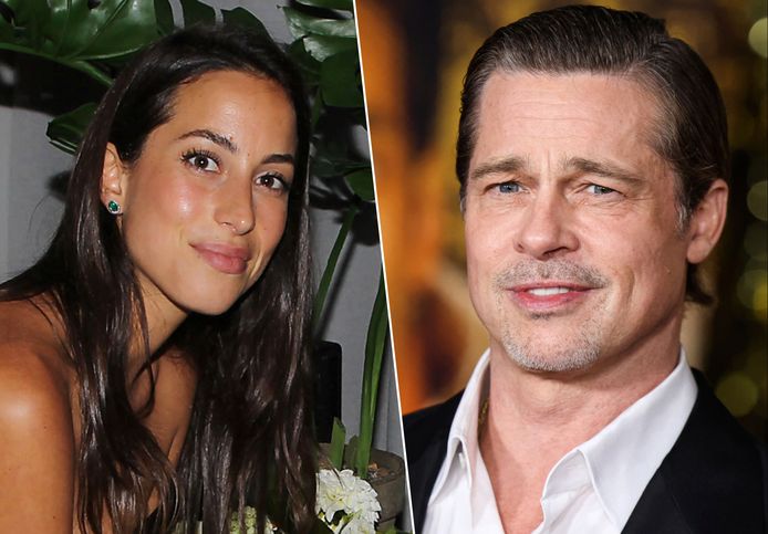 Brad Pitt zou het erg gezellig hebben met de 29 jaar jongere Ines De Ramon