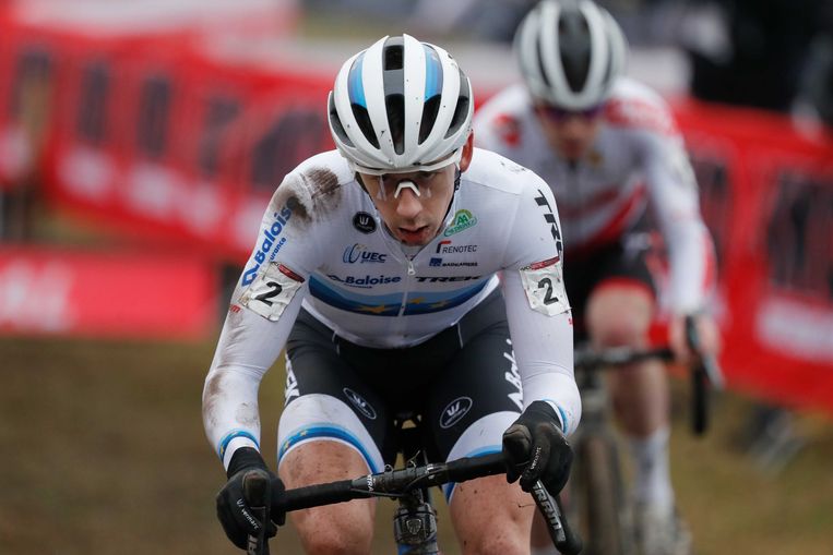 Europees kampioen Lars van der Haar in Hoogerheide. Beeld ANP