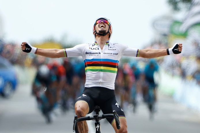 Vainqueur de la première étape du Tour 2021 à Landerneau, Julian Alaphilippe trouvera aussi un terrain à sa convenance sur les premières étapes de la Grande Boucle l'an prochain.