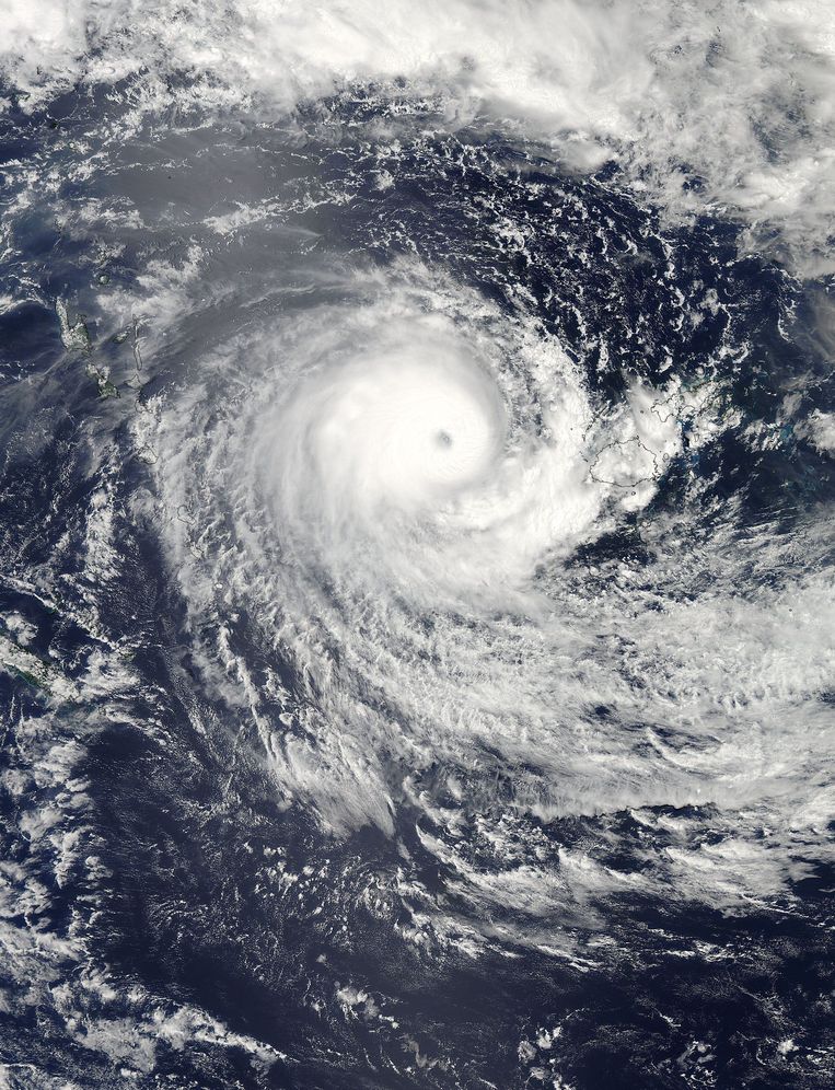 De superstorm Winston in 2016 richtte voor vier miljard euro schade aan in Oceanië.