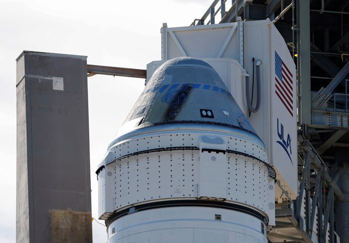 De Starliner-1 van Boeing is bijna klaar voor de lancering met de United Launch Atlas 5-raket vanaf de ruimtebasis in Cape Canaveral in Florida.
