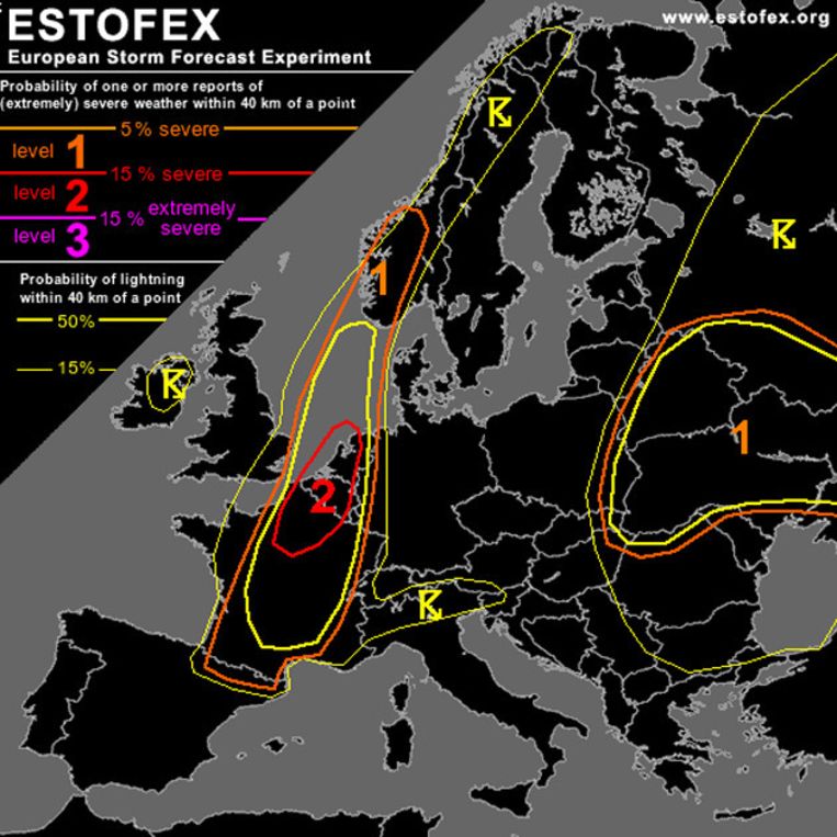©European Storm Forecast Experiment Beeld 