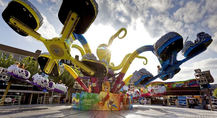 De grote attracties staan alleen op het Breukelsplein in Boxtel.