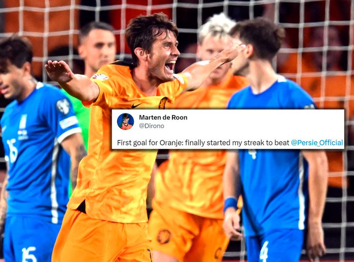 Marten de Roon grapt na eerste goal voor Oranje: ‘Eindelijk begonnen om ...