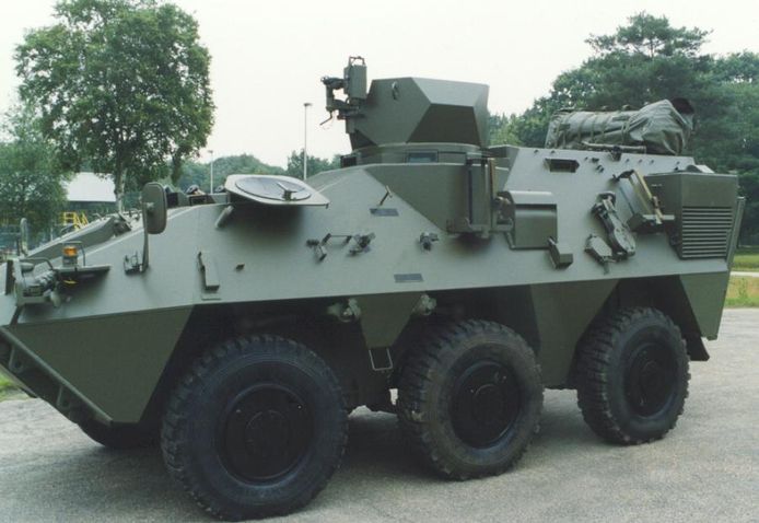 Pantservoertuig Pandur Belgisch Leger