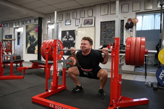 Wim Bevers uit Geldrop, wereldkampioen powerliften.