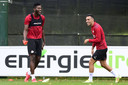 Ibrahim Sangaré en Eran Zahavi. Sangaré is donderdagavond geschorst.