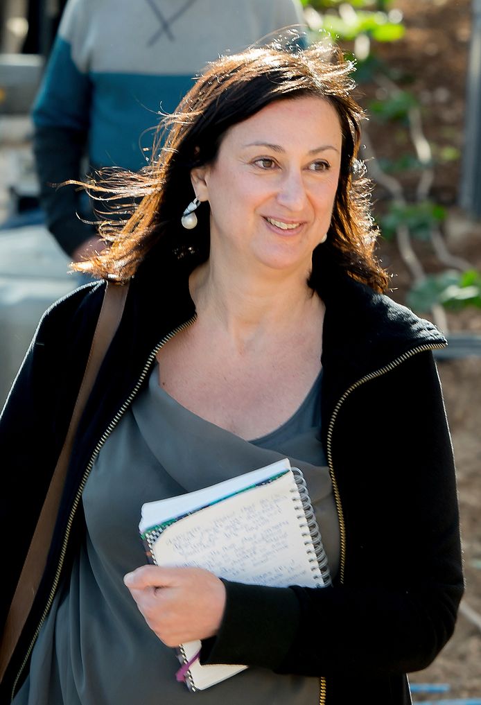 De Maltese onderzoeksjournaliste Daphne Caruana Galizia kwam vorige week om door een autobom.
