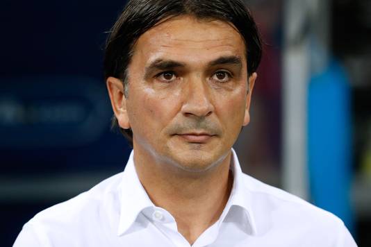 Croatia's coach Zlatko Dalic looks on during the Russia 2018 World Cup quarter-final football match between Russia and Croatia at the Fisht Stadium in Sochi on July 7, 2018. / AFP PHOTO / Adrian DENNIS / RESTRICTED TO EDITORIAL USE - NO MOBILE PUSH ALERTS/DOWNLOADS