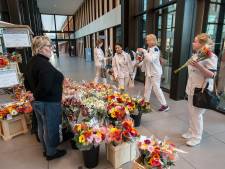 ‘Kom je een bloemetje halen na werktijd?’ Telers doneren overschot aan Amphia