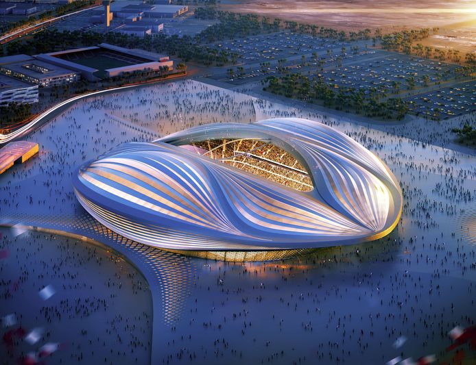 Het Al Wakrah-stadion biedt plaats aan zo’n 40.000 toeschouwers.