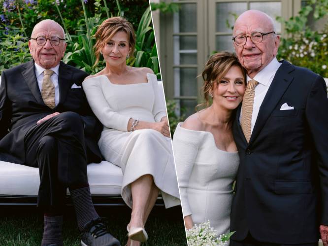 Mediamagnaat Rupert Murdoch (93) voor de vijfde keer getrouwd: zijn vrouw is één jaar ouder dan zijn dochter