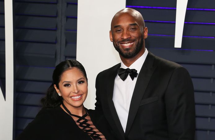 Kobe Bryant en zijn vrouw Vanessa in februari 2019.