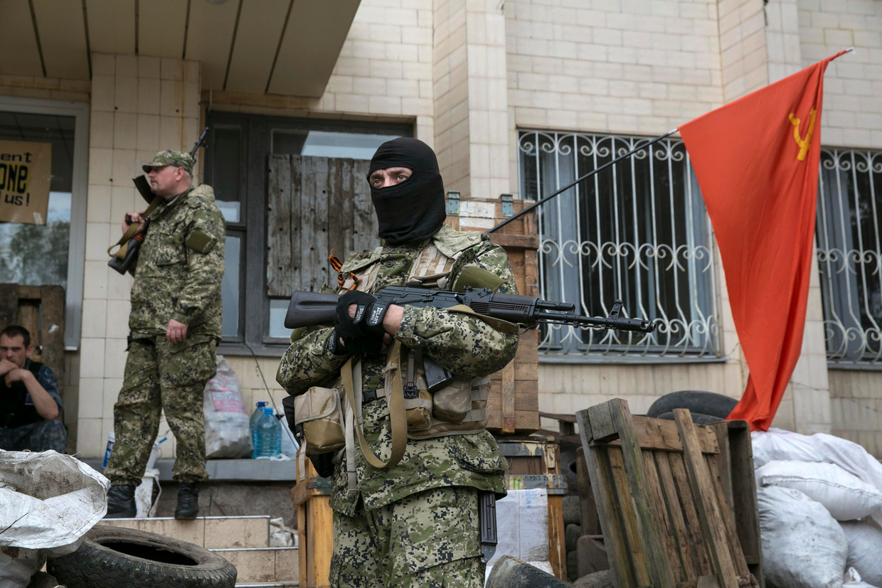 Strijders in Kramatorsk Beeld REUTERS